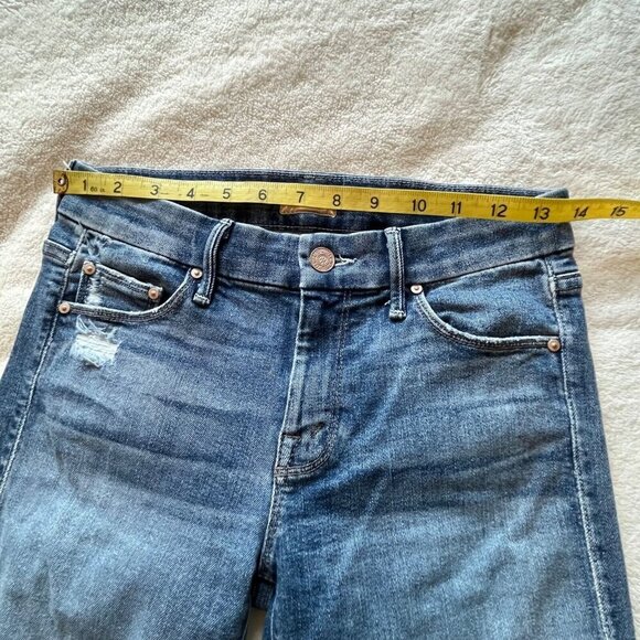 Mother The Looker In Songs Of The Cowboys Destroyed Blue‎ Skinny Jeans Size 25 - Picture 10 of 12